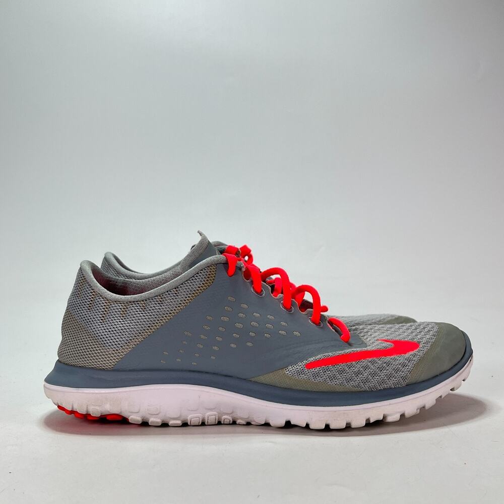 Nike FS Lite Run 2 Gray Red Running Shoes Sneakers 684667-003 Women’s Size 6.5